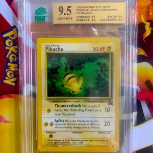 PIKACHU black star PROMO 2000 Gem MNT